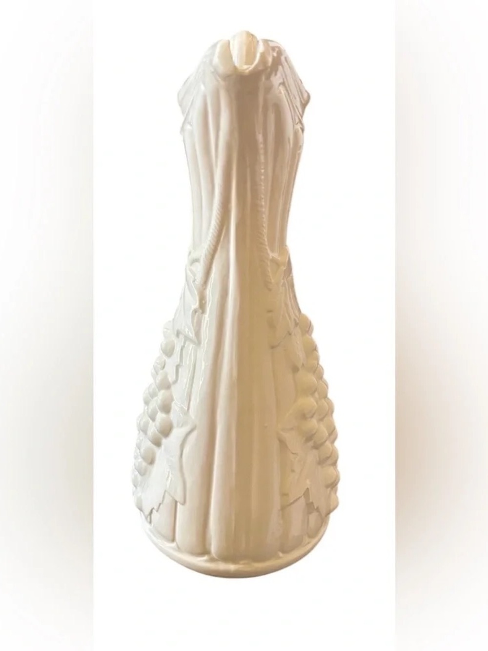 White Decorative Ceramic Vase - Home Accents